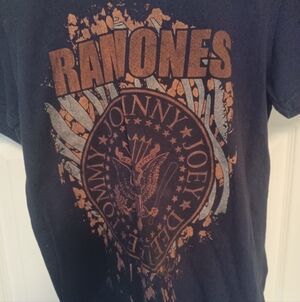 Ramones Black Graphic Tee